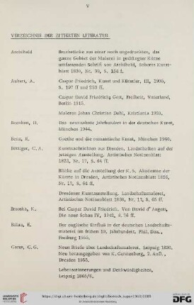 Verzeichnis der zitierten Literatur