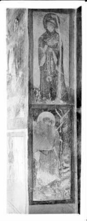 Obergrombach Burgkapelle Sankt Martin Nordwand Wandmalerei