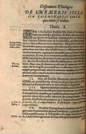 Disputatio theologica de triumphante in coelis ecclesia, seu statu beatorum