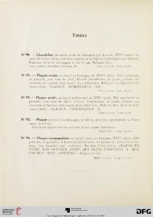 Emaux (Nr. 90-94)