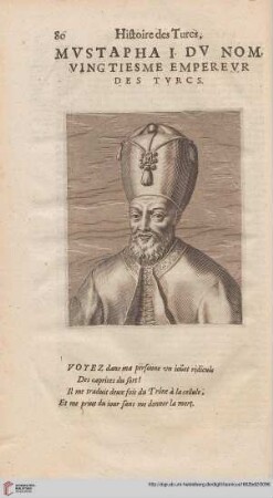Mustapha I. du nom, vintiesme empereur des Turcs