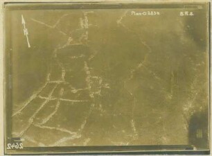 Foto des Geländes östlich von Cléry-sur-Somme (Luftbild)
