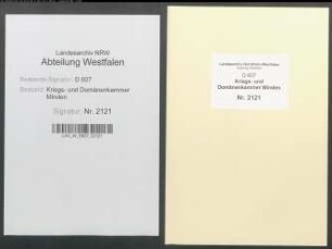 Vererbpachtung des ehemaligen Brau- und Brennhauses zu Hausberge - Band 1