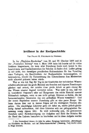 Irrtümer der Realgeschichte