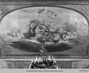 Toilette der Venus und Episoden der Venusgeschichte in Grisaille : Toilette der Venus