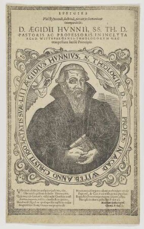 Bildnis des Aegidius Hunnius