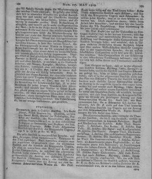Ercsei, D.: Statistica. T. 1. Allgemeine Statistik und Statistik des Königreichs Ungarn. Debrecen: Csáthy [s.l.]