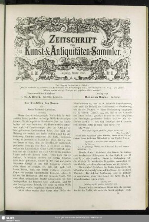 Nr. 11, März 1885