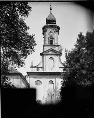 Mainau Schlosskirche Außenansicht von Westen