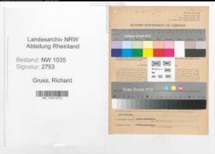 Entnazifizierung Richard Gruss , geb. 28.06.1905 (Kaufmaennischer Angestellter)