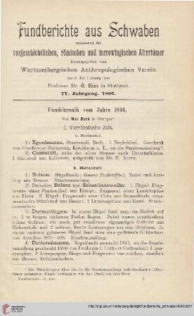 4: Fundchronik vom Jahre 1896