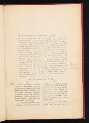 1. Judenordnungen: 13. Jahrhundert, 2. Hälfte.