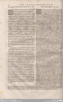Della vigesima habitaione fuori della citta. Cap. XX.