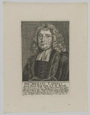 Bildnis des Ioh. Michael Langivs