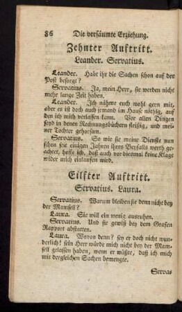 Zehnter Auftritt. Leander. Servatius.
