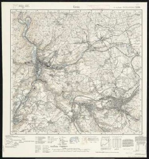 Meßtischblatt 5339 : Greiz, 1939 : Greiz. - Umdr.-Ausg., aufgen. 1907, hrsg. 1910, bericht. 1927. - 1:25000. - Leipzig, 1939. - 1 Kt.