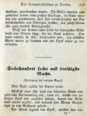 Sechshundert sechs und dreißigste Nacht