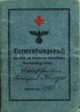 Einsatzbuch der Freiwilligen Krankenpflege von Friedegard Hunger
