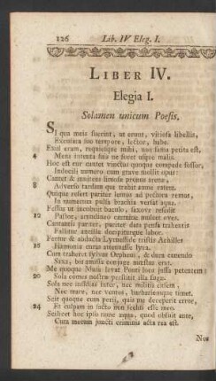 Liber IV = IV Buch