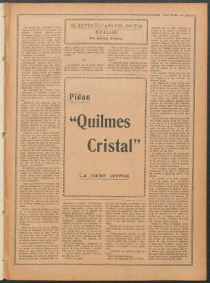 El extraño caso del Doctor Williams