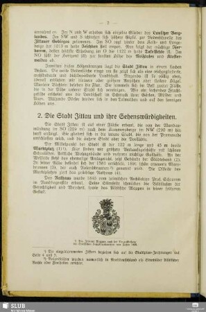 2. Die Stadt Zittau und ihre Sehenswürdigkeiten