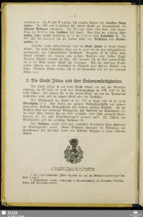 2. Die Stadt Zittau und ihre Sehenswürdigkeiten