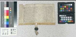 Wilhelm vom Klosters Schenkungsbrief über 25 Gulden jährlicher Rente an die Paderborner Kirche.