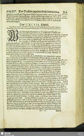 Das CXCVII. Capitel