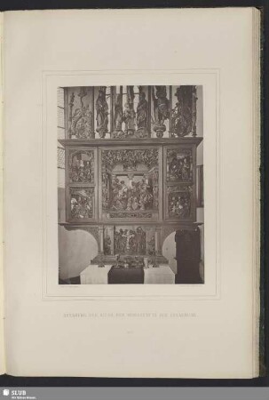 Annaberg, der Altar der Bergleute in der Annakirche