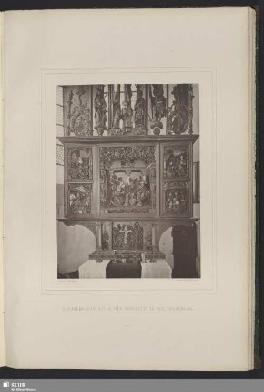 Annaberg, der Altar der Bergleute in der Annakirche