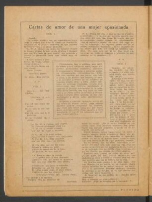Cartas de amor de una mujer apasionada