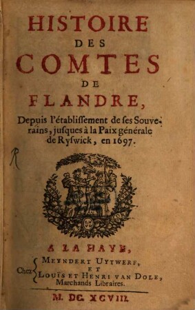 Histoire de Comtes de Flandre
