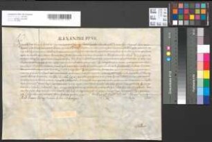 Papst Alexander VII. erlaubt dem Erzbischof Max Heinrich von Köln, in Ehehindernissen zu dispensieren.