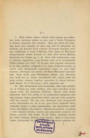 De sancti Hieronymi ratione interpretandi
