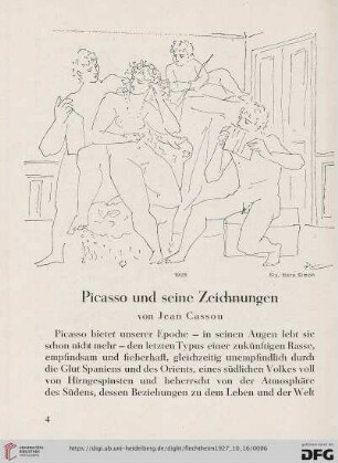 Picasso und seine Zeichnungen