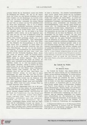 8: Zur Ästhetik des Waldes, [1]