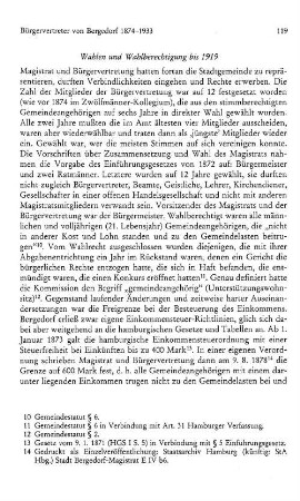 Wahlen und Wahlberechtigung bis 1919