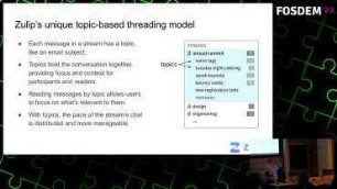 Transparent, asynchronous, efficient communication: How the Zulip open-source team chat application addresses the needs of open-source and research communities