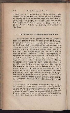 9. Die Aufstände und die Wiederherstellung des Reiches.