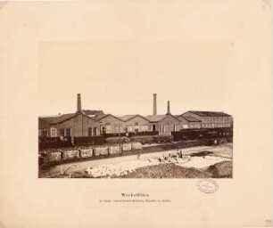 Niederschlesisch-Märkische Eisenbahn, Bahnhof, Breslau: Werkstätten