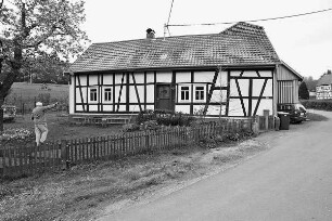 Fachwerkwohnhaus; Herbstein, Brückenstraße 14