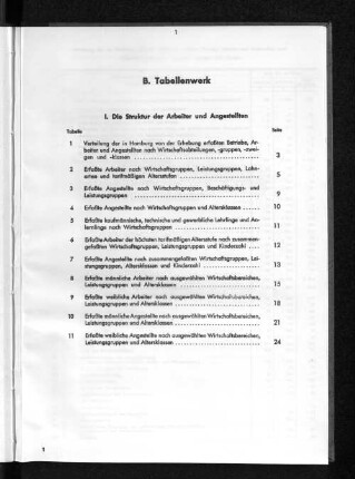 B. Tabellenwerk