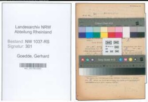 Entnazifizierung Gerhard Goedde , geb. 19.05.1907 (Polizeibeamter)