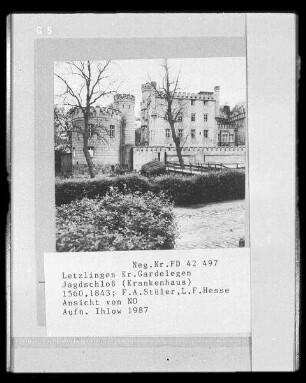 Jagdschloss, Letzlingen Kreis Gardelegen?