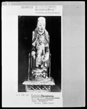 Sogenannte Rosenmadonna