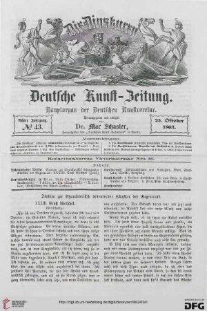 Nr. 43 (25. Oktober 1863)