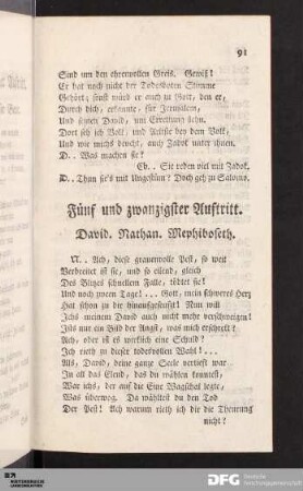 Fuenf und zwanzigster Auftritt
