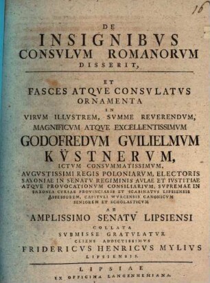 De Insignibvs Consvlvm Romanorvm