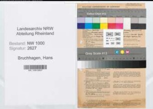 Entnazifizierung Hans Bruchhagen, geb. 10.09.1910 (Kaufmann)