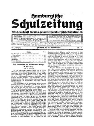 Der Unterricht der erblindeten Krieger in Hamburg